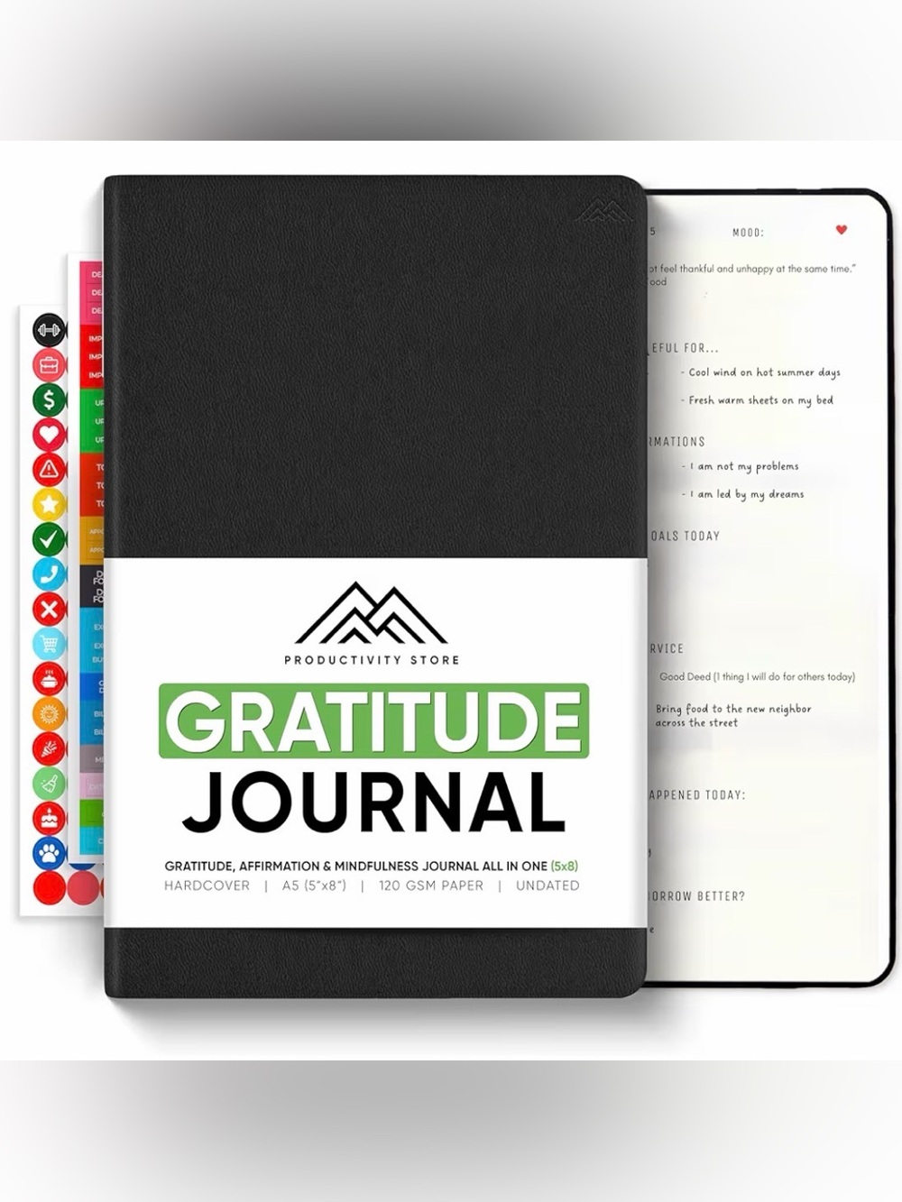 Gratitude Journal - Black